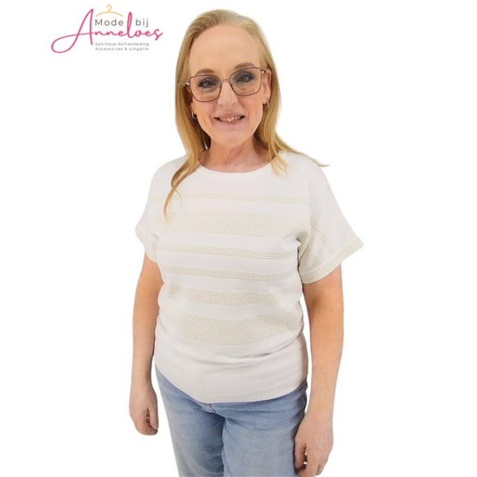 Enjoy Pullover Structuur 422560 Beige